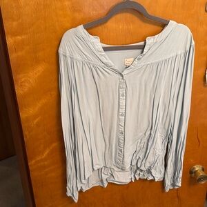 Light Blue Chambray Shirt